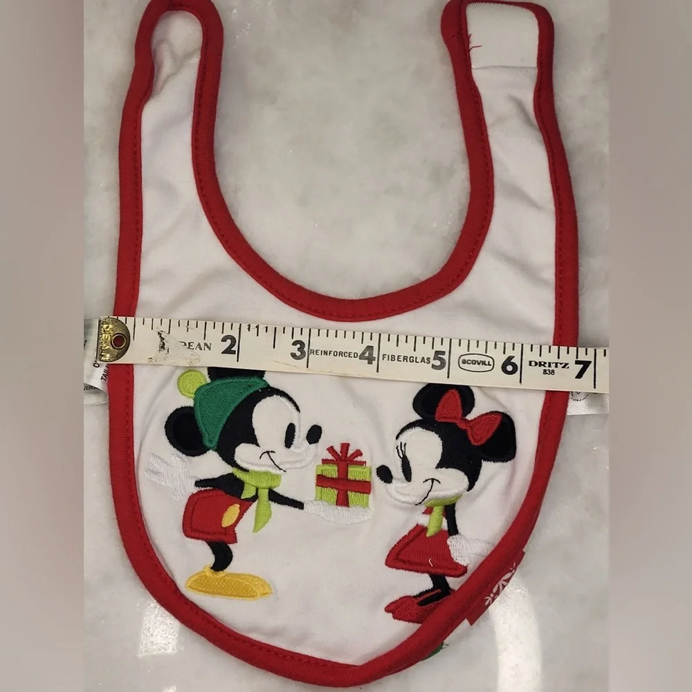 Disney Holiday Baby Bib Set of Two